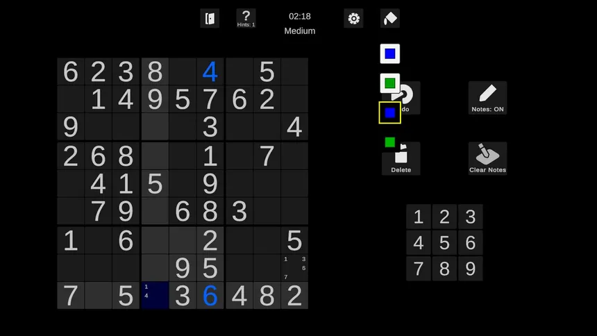 Скриншот 2 к игре Simple Sudoku