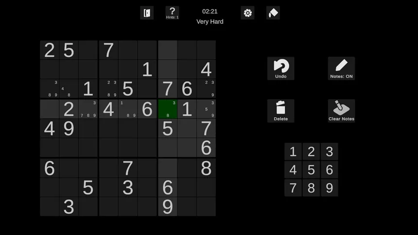 Скриншот 5 к игре Simple Sudoku