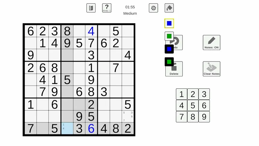 Скриншот 6 к игре Simple Sudoku