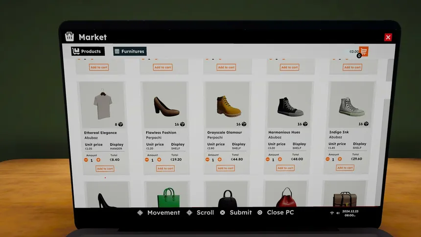 Скриншот 1 к игре Clothing Supermarket Store Simulator