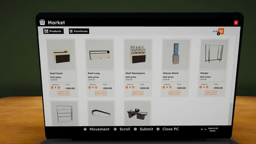 Скриншот 2 к игре Clothing Supermarket Store Simulator