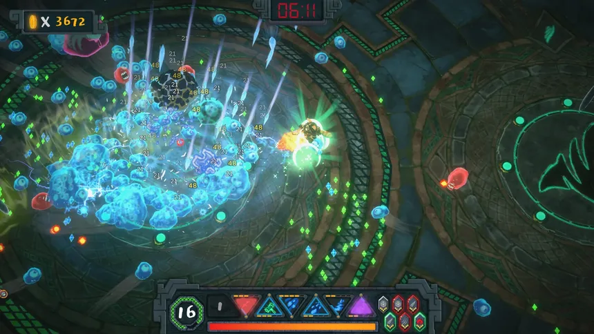 Скриншот 1 к игре Slime Rush : Leshy and the Magic Book