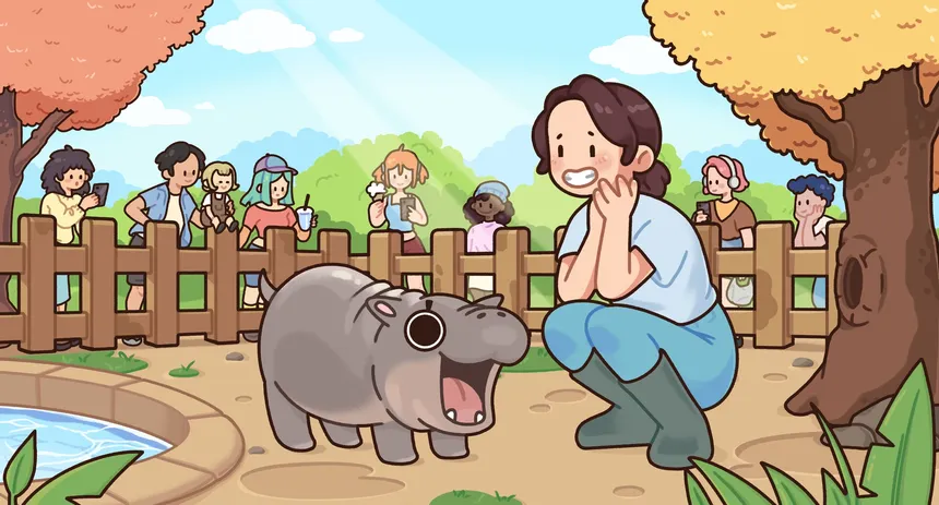 Скриншот 6 к игре Baby Pygmy Hippo Zoo