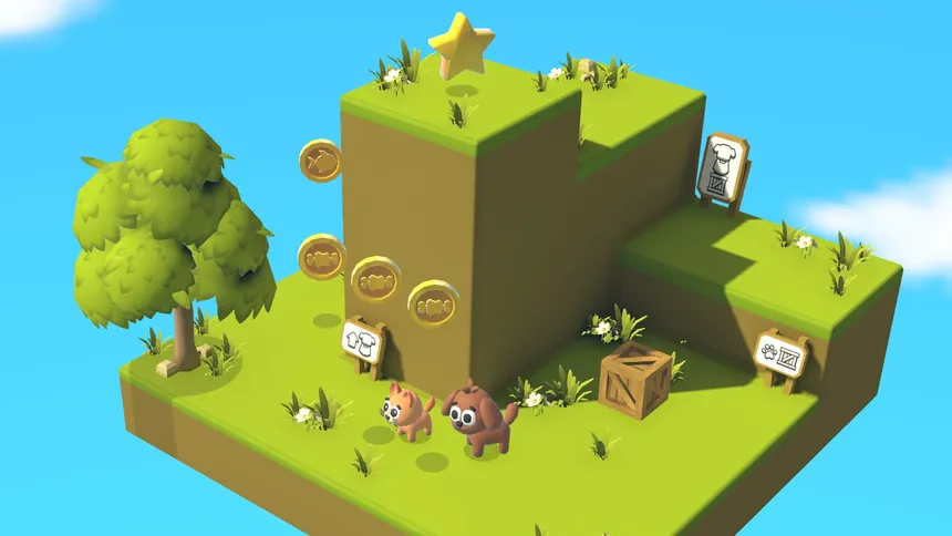 Скриншот 1 к игре Cat Dog Go Adventure