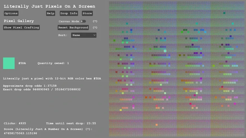Скриншот 1 к игре Literally Just Pixels On A Screen