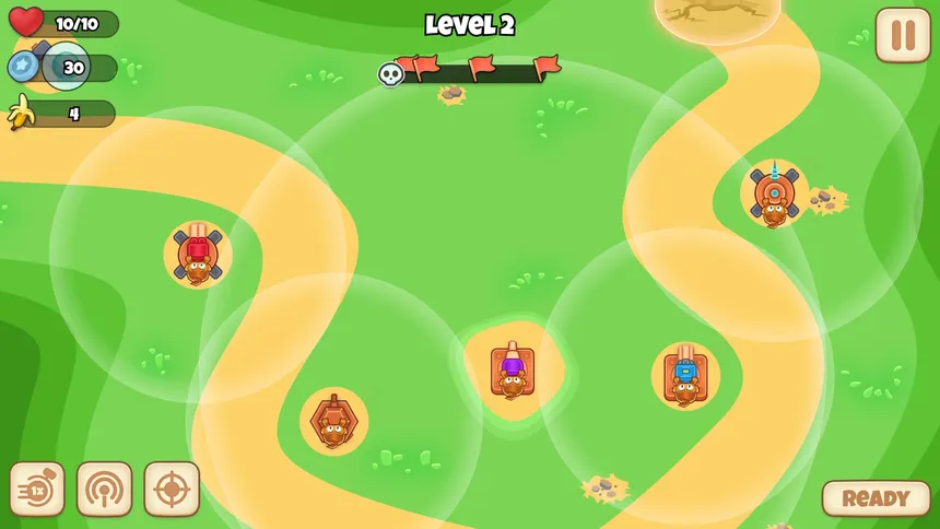 Скриншот 4 к игре Monkey Bubble Defense