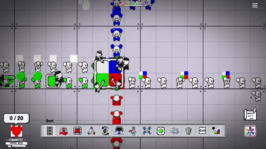 Скриншот 2 к игре Color Factory: Automation Meets Canvas