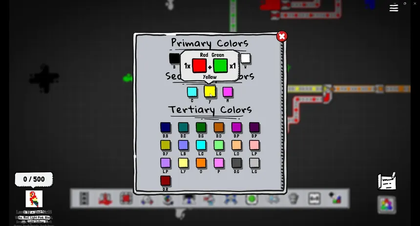Скриншот 3 к игре Color Factory: Automation Meets Canvas
