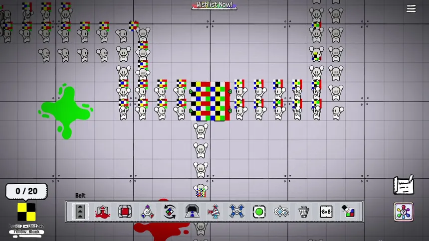 Скриншот 5 к игре Color Factory: Automation Meets Canvas