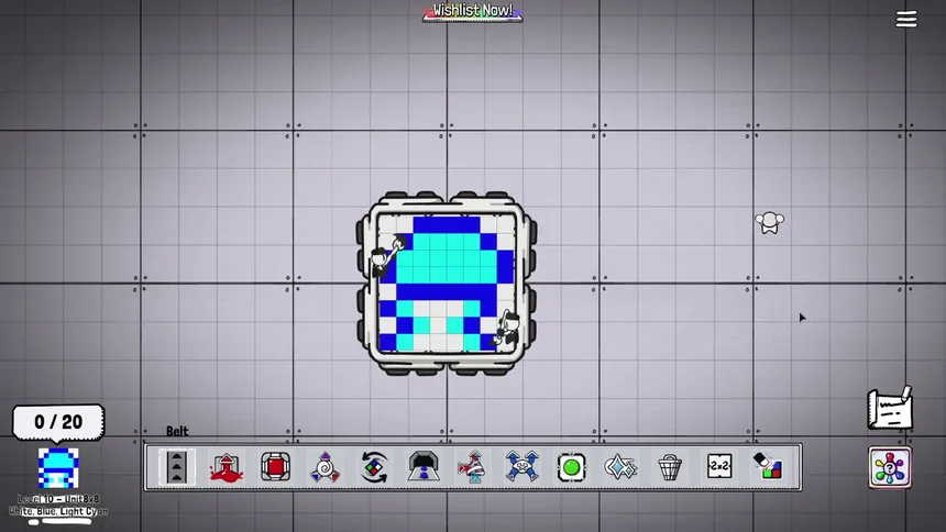 Скриншот 7 к игре Color Factory: Automation Meets Canvas