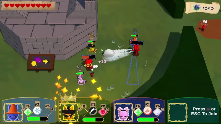 Скриншот 1 к игре Cats & Critters: A Dungeon Claw-er