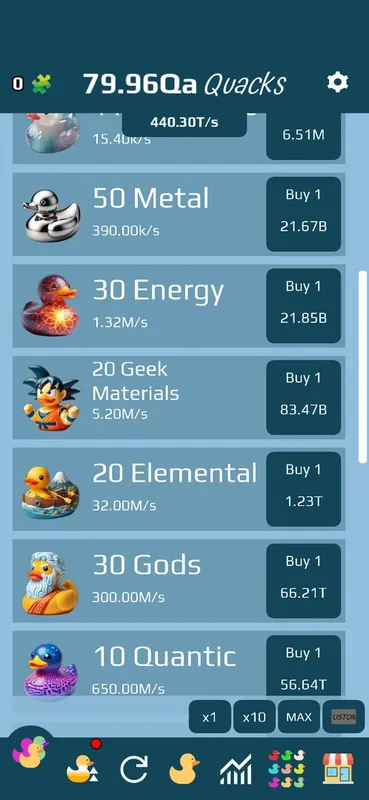 Скриншот 2 к игре Ducky Clicker Idle Game