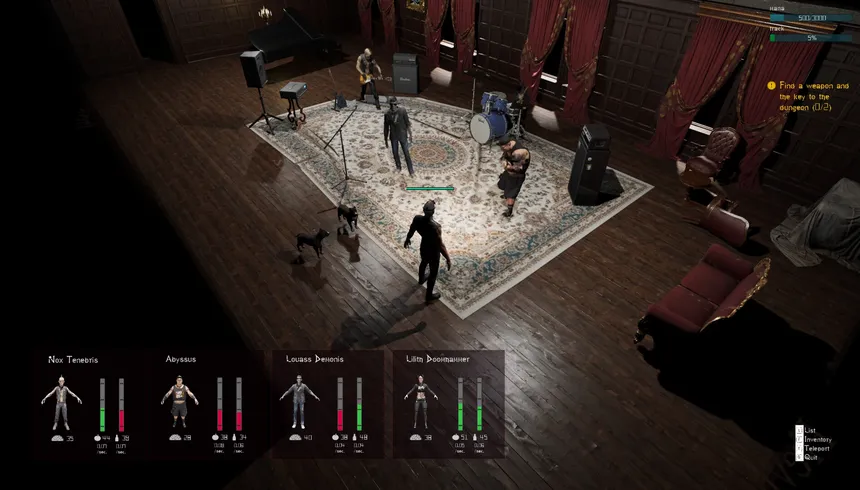 Скриншот 1 к игре Zombie Metal Band