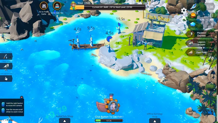 Скриншот 2 к игре Fisher Idle