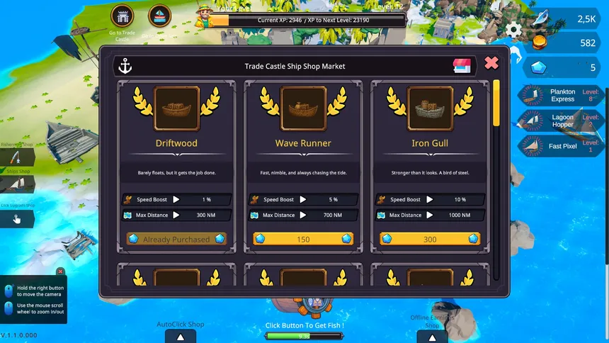 Скриншот 6 к игре Fisher Idle