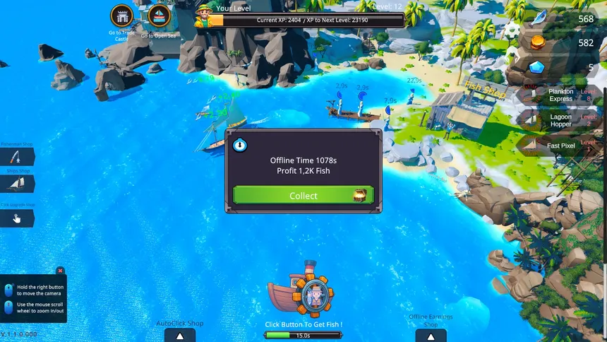 Скриншот 7 к игре Fisher Idle