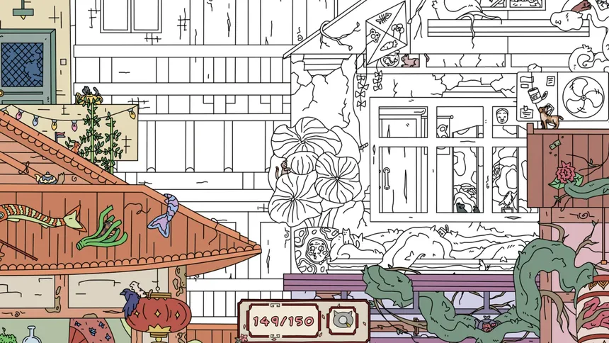 Скриншот 1 к игре Hidden Cats: Japan