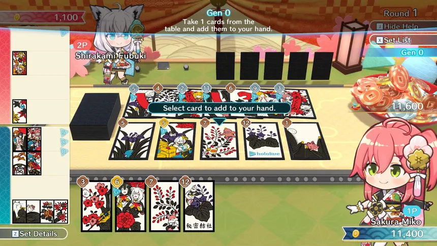 Скриншот 2 к игре hololive Holo's Hanafuda