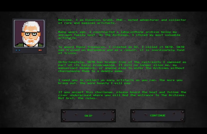 Скриншот 1 к игре Escape from the Archives