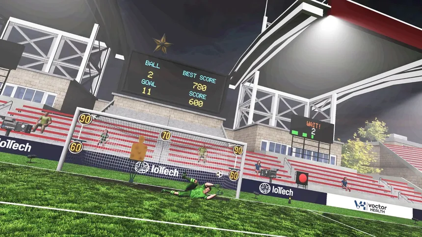 Скриншот 1 к игре VR Football: Heading Challenge