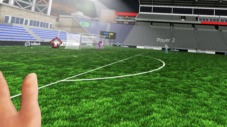 Скриншот 2 к игре VR Football: Heading Challenge