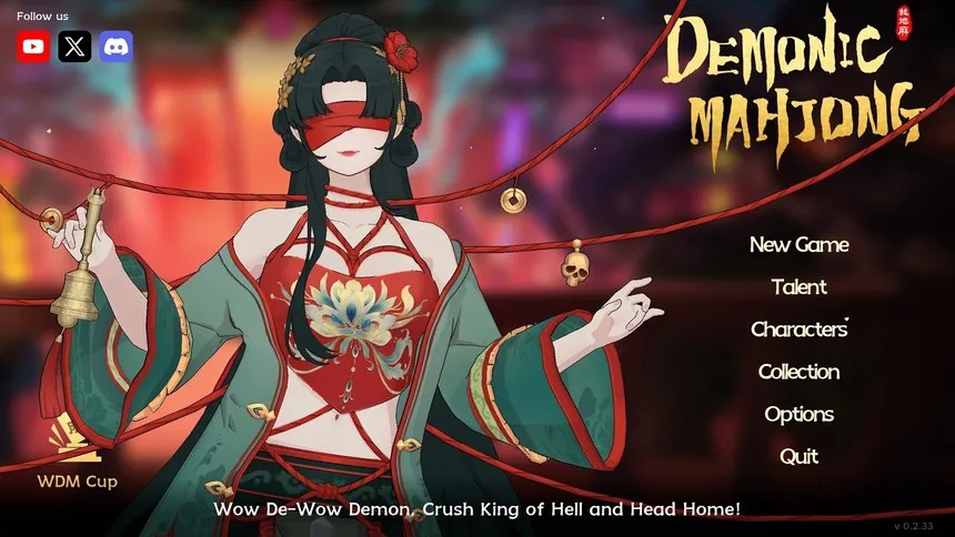 Скриншот 6 к игре 我在地府打麻将 - Demonic Mahjong