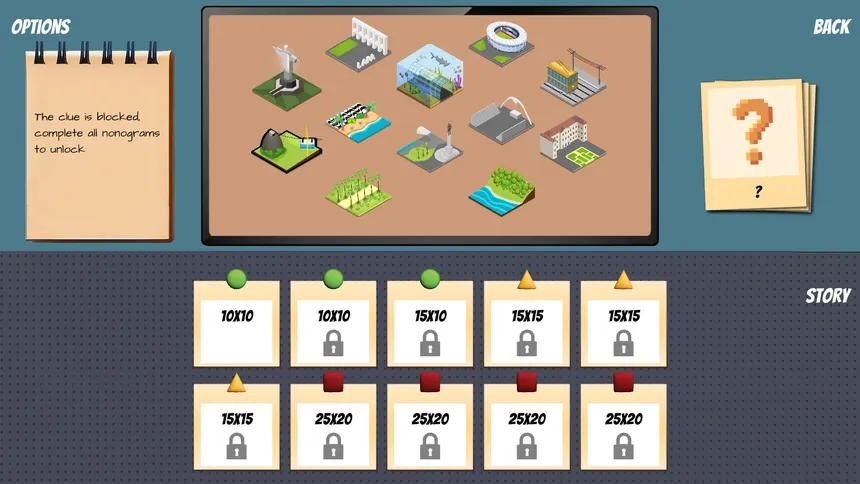 Скриншот 1 к игре SherloCAT Nonogram Rio