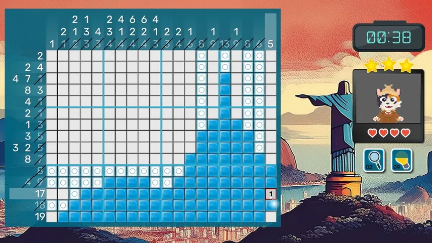Скриншот 4 к игре SherloCAT Nonogram Rio