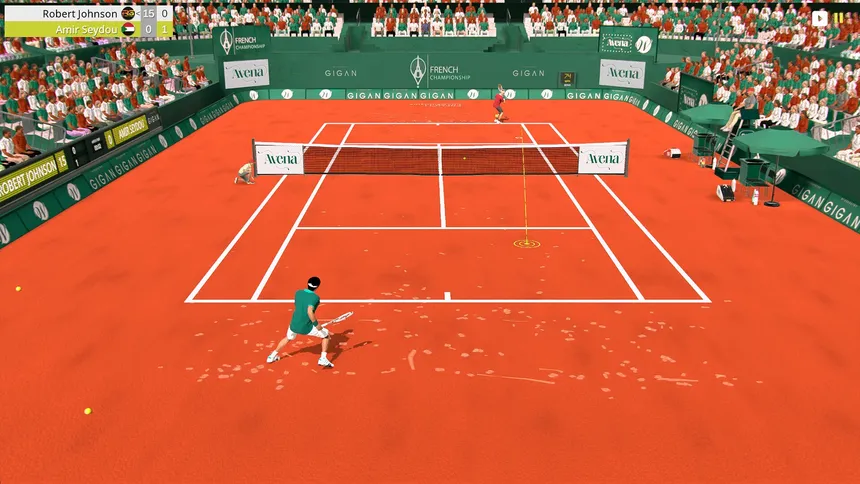 Скриншот 1 к игре Cross Court Tennis 3
