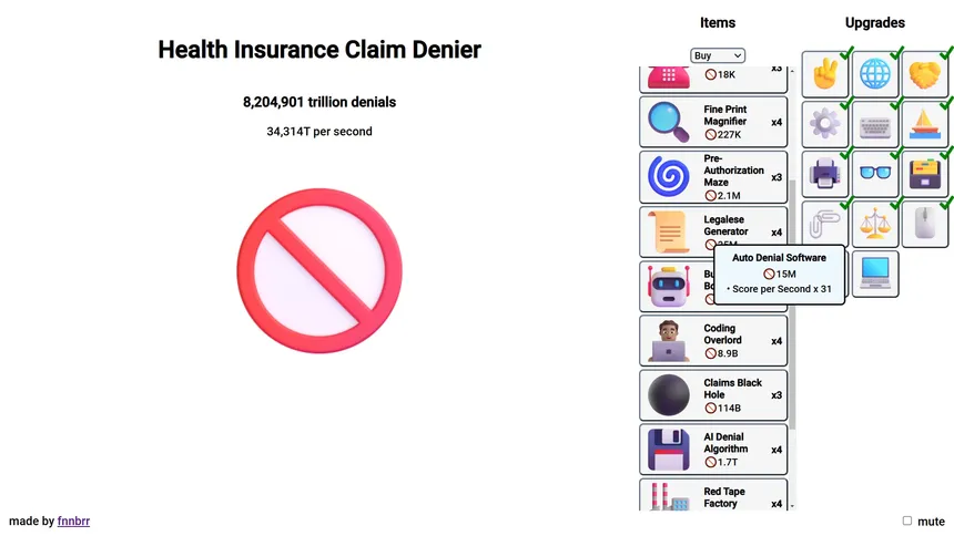 Скриншот 2 к игре Health Insurance Claim Denier