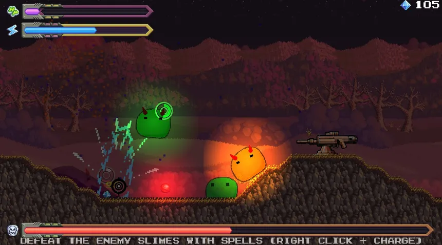 Скриншот 2 к игре Spellslime