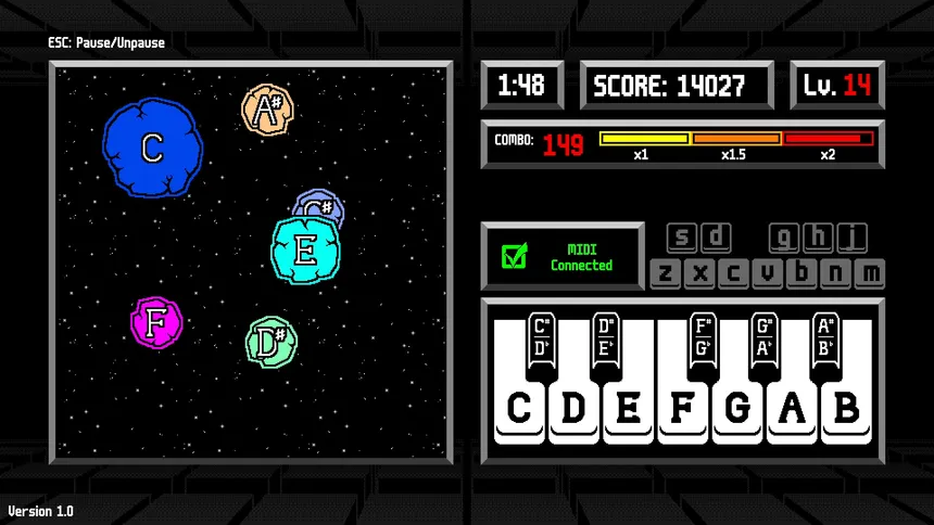 Скриншот 4 к игре Musical Meteors