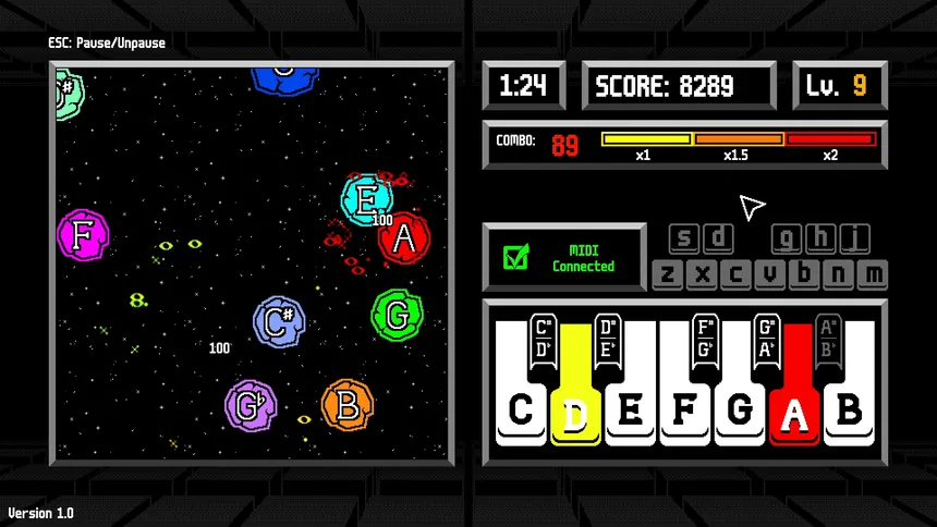 Скриншот 5 к игре Musical Meteors