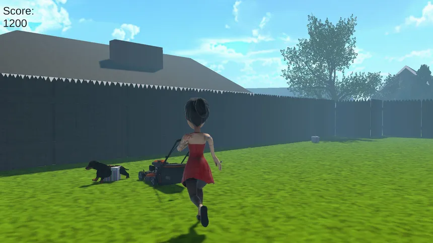 Скриншот 2 к игре Lawnmower Day