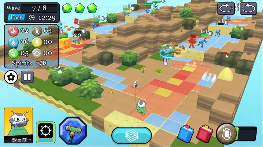 Скриншот 3 к игре シーモンタウンTDふたつの魔法の杖と危険すぎた追跡