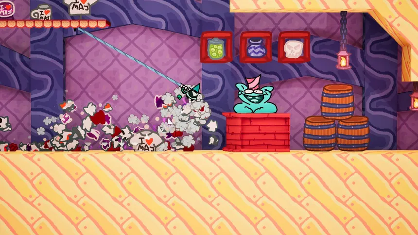 Скриншот 2 к игре GO-GO! GRAPPLESTAFF