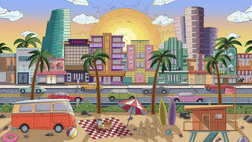 Скриншот 2 к игре 100 Miami Cats