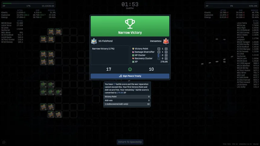 Скриншот 4 к игре Spaceship Idle: Design, Build, Explore & Battle