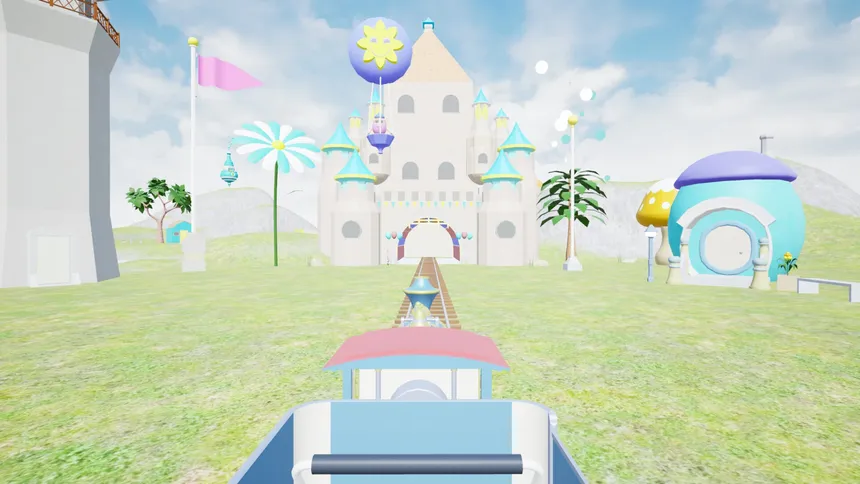 Скриншот 1 к игре Sunny Shores Coaster Ride