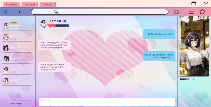 Скриншот 5 к игре Dating App Simulator