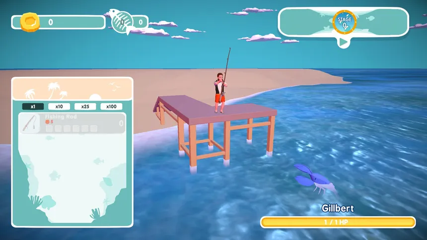 Скриншот 1 к игре Sea hunter idle