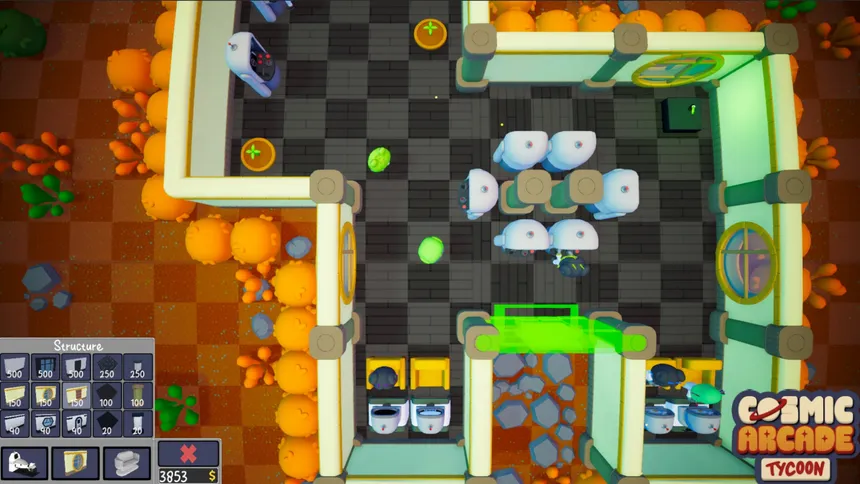 Скриншот 1 к игре Cosmic Arcade Tycoon