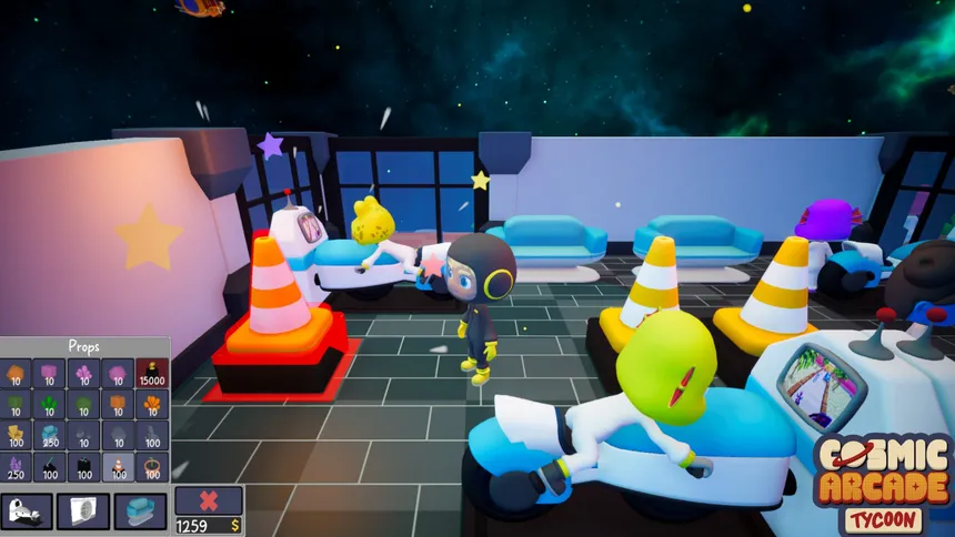 Скриншот 2 к игре Cosmic Arcade Tycoon