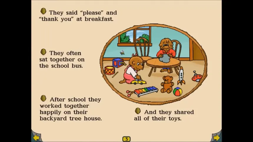 Скриншот 1 к игре The Berenstain Bears Get in a Fight