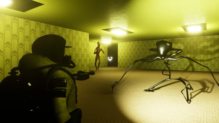 Скриншот 1 к игре Backrooms: The Yellow Dream