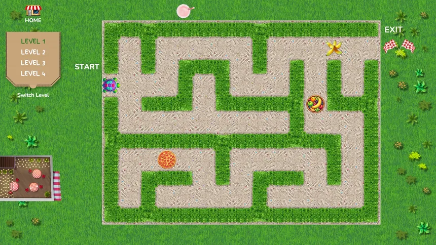Скриншот 1 к игре Catch That Pizza! Maze Game