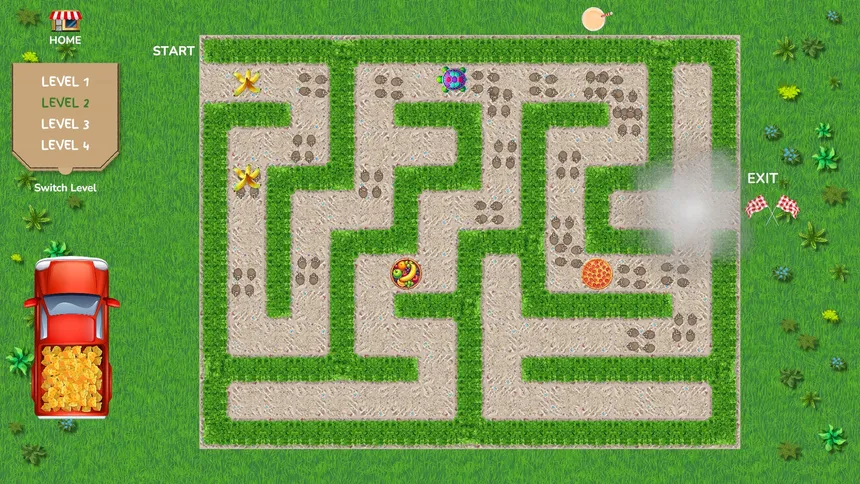 Скриншот 2 к игре Catch That Pizza! Maze Game