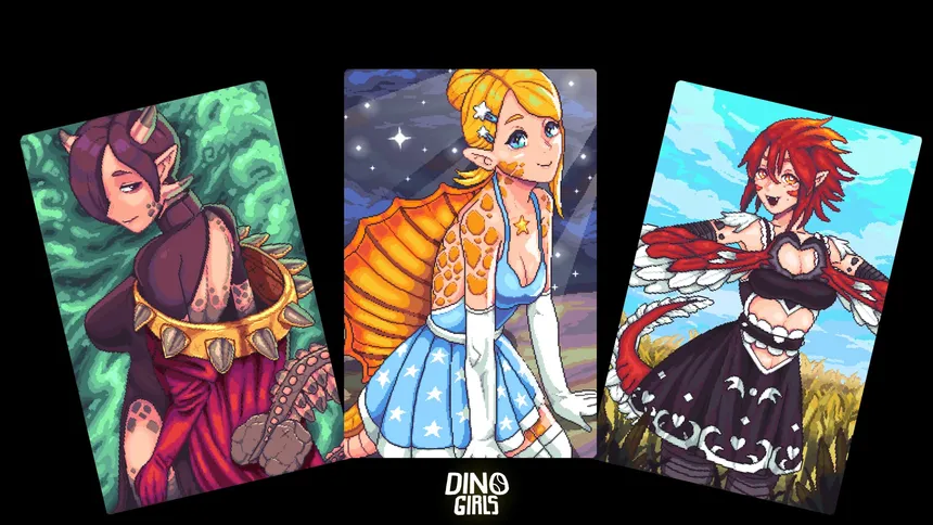 Скриншот 1 к игре Dino Girls