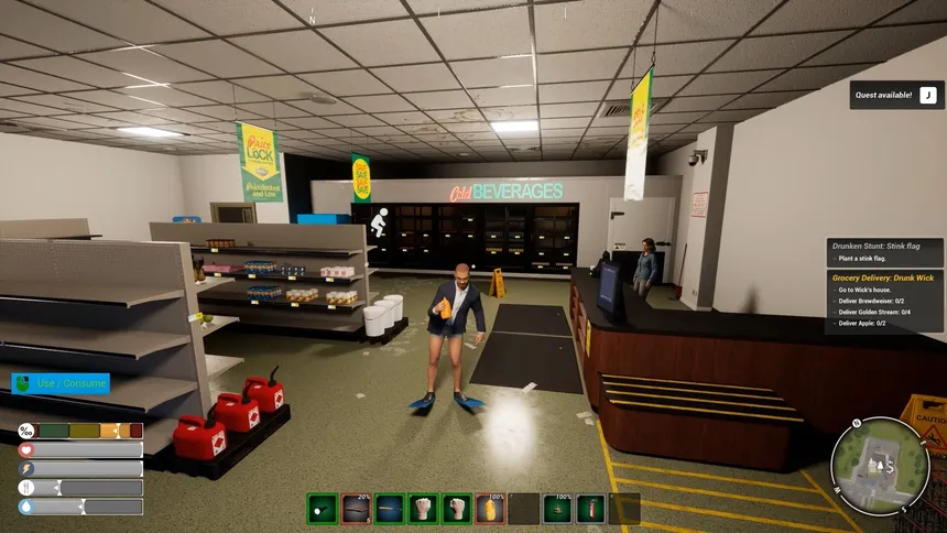 Скриншот 1 к игре Drunkard Simulator
