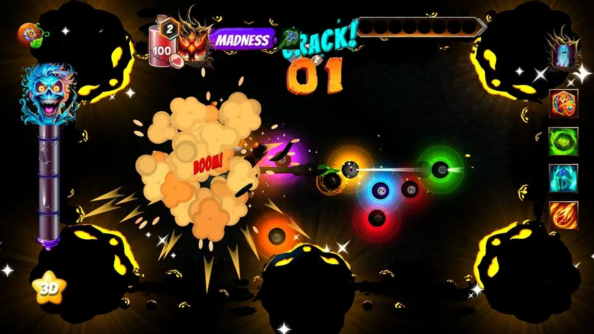 Скриншот 1 к игре The Madness of Billiards